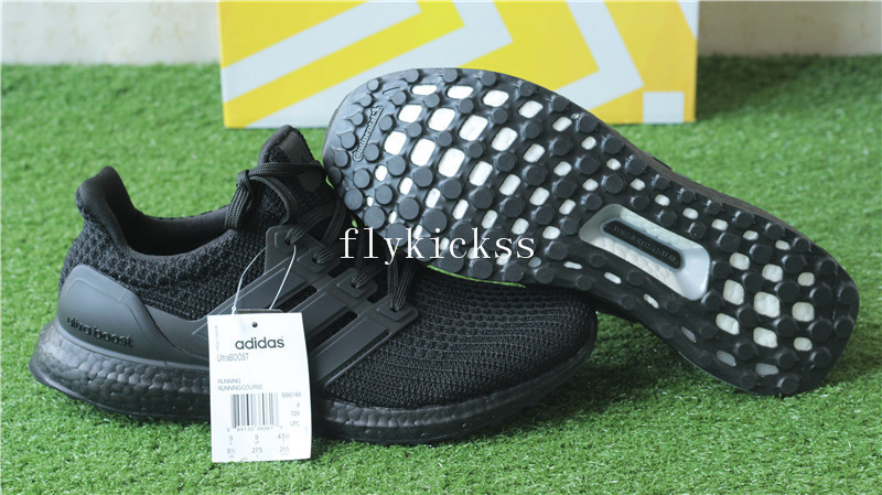 Real Boost Adidas Ultra Boost 4.0 Triple Black BB6166